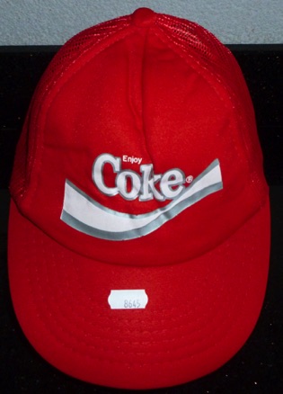 8645-1 € 2,50 coca cola petje rood met grijze streep.jpeg